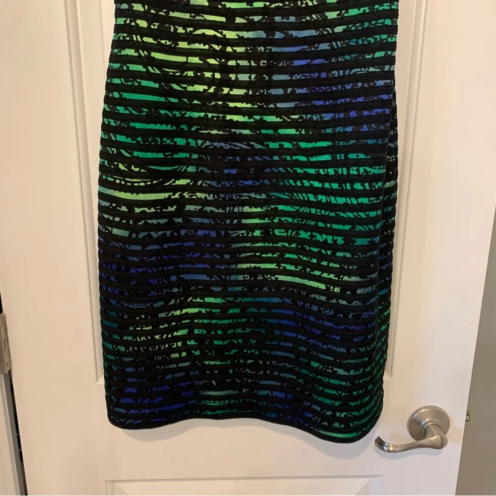 JS Collections Multi Color Spaghetti Strap Cocktail Dress - Picture 7 of 9